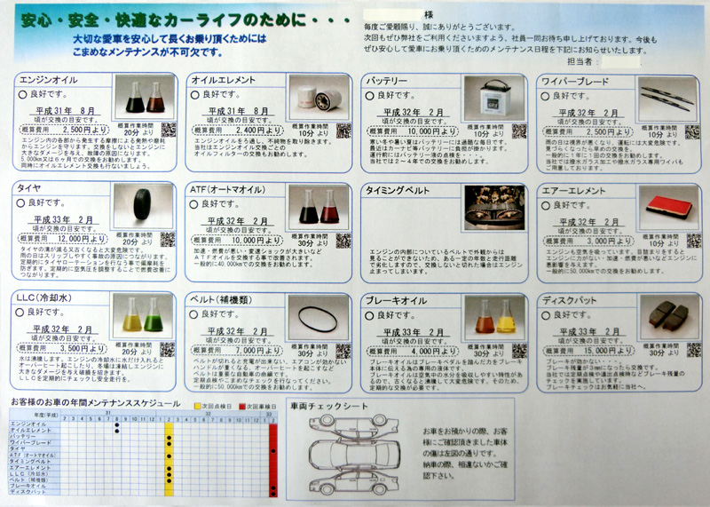 エア21車検 宇都宮の自動車の事なら萩島自動車修理工場へ